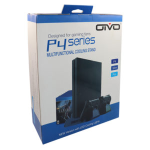 PS4 Multifunctional Cooling Stand with LED Light-0