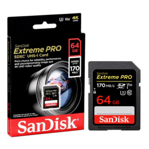 SANDISK EXTREME PRO SD CARD 64 GB -0