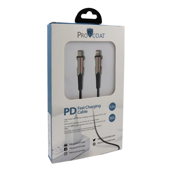 ProCoat PD fast charging cable 1.2 (Meter)-9617
