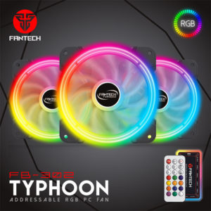 FANTECH FB 302 Typhoon Addressable RGB PC Fan -0