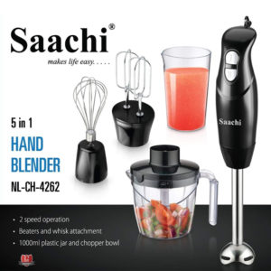 Saachi Multi-purpose 5 In 1 Hand Blender NL-CH-4262-0