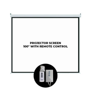 Projector Screen 100" With Remote Control-0