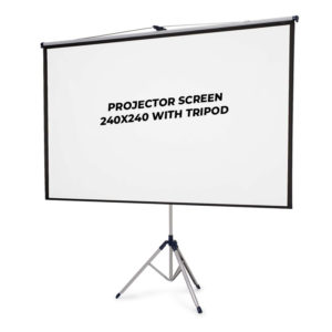 Projector Screen 240X240 With Tripod-0