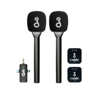 Candc Dual Wireless Microphone 2TX + 1RX
