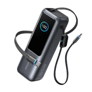 Anker Power Bank 165w 25000Mah Ultra-Fast Charging With Type-C Cable A1695H11