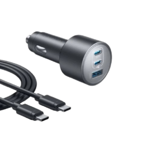 Anker Car Charger B2737HA1 Nano 3port 167.5w with Pd Cable