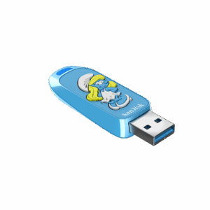 Sandisk Flash Drive Usb Smurfs 256gb