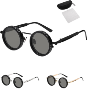 Cleo MA Black Eagle Shiftable Darkness Sunglasses
